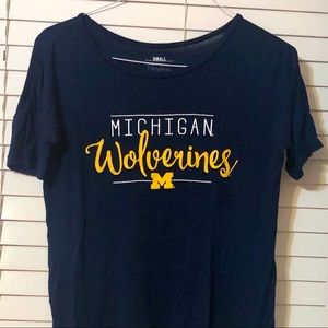 Michigan Wolverines hi-lo t-shirt